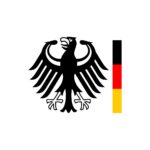 Deutscher Adler und Deutschland Flagge